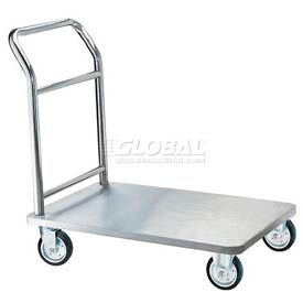 Aarco Chrome Hotel Luggage Platform Truck SB-1C 36 x 24 SB-1C