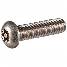 M4 x 0.7 x 20mm Security Machine Screw - Button Torx Head - 18-8 Stainless Steel - FT - UNC - 100 Pk 230120