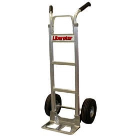 B & P Liberator Aluminum Hand Truck A11 B1 CA1 D5 Double Handle Pneumatic Wheels A11 B1 CA1 D5