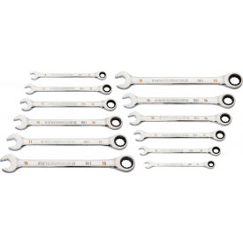 Gearwrench® 90 Tooth & 12 Point Metric Combination Ratcheting Wrench Set of 12 86927