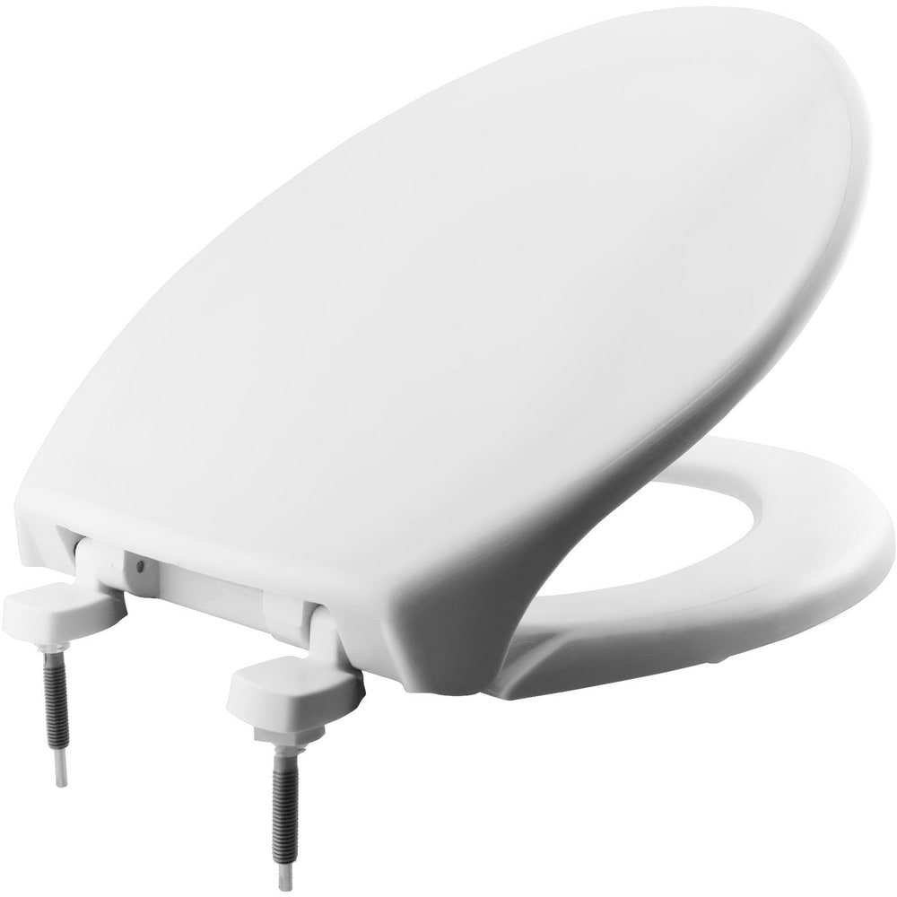 Toilet Seats, Type: Standard, Closed , Style: Elongated , Material: Plastic , Color: White , Outside Width: 14.188in (Inch) MPN:7800TDG 000