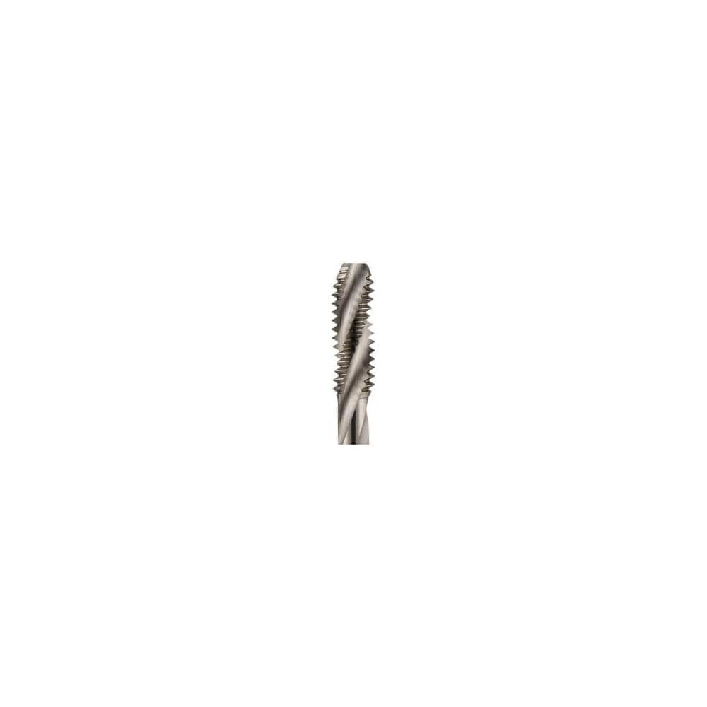 Spiral Flute Tap:  UNF,  3 Flute,  2-1/2 - 3,  2B Class of Fit,  Vanadium High-Speed Steel,  Nickel Finish MPN:386406