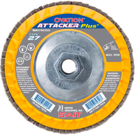 United Abrasives - Sait 72316 Ovation Attacker Flap Disc T27 5