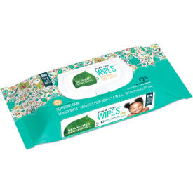 Seventh Generation® Free and Clear Baby Wipes 64/Pack 12 Packs/Carton SEV 34208CT