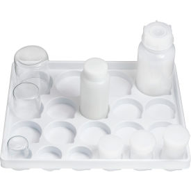 SP Bel-Art Lab Drawer Compartment Tray for Beakers Flasks Jars 20 Wells 14 x 17 1/2 x 2 1/4