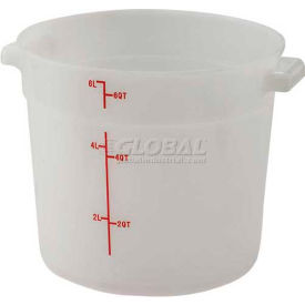 WinCo® Round Storage Container 10-3/8