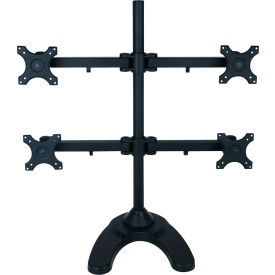 TygerClaw LCD6004 Quad-Arm Desk Monitor Mount Black LCD6004