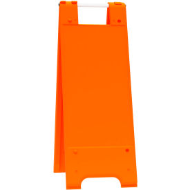 Plasticade® Minicade Barricade Sign Stand w/ 2 Panels & No Sheeting 13