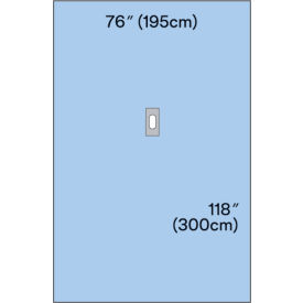 3M™ Steri-Drape Adhesive Split Sheet 9054 76