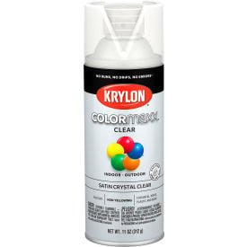 Krylon® Colormaxx™ Paint & Primer 11 oz. Satin Crystal Clear - Pkg Qty 6 K05562007