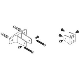 Bradley Toilet Partition Dividing Panel Hardware Kit Zamak Baked Enamel - HDWT-Z1PD HDWT-Z1PD