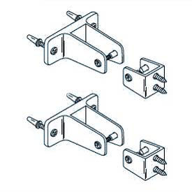 Mid Panel to Wall and Panel to Pilaster Bracket Kit for Steel Partition 15-521