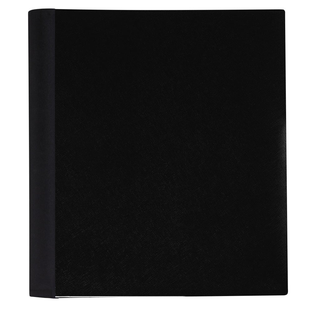 Office Depot Brand Stellar Notebook With Spine Cover, 8-1/2in x 11in, 1 Subject, College Ruled, 100 Sheets, Black (Min Order Qty 14) MPN:400-015-986