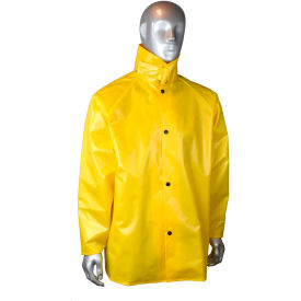 Radians® AquaRad™ Rain Coat 3XL 0.25mm TPU/200D Nylon Yellow RJ33-NSYY-3X RJ33-NSYY-3X