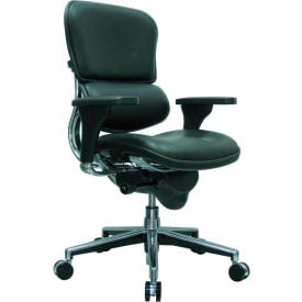 Eurotech Ergohuman Mid Back Chair - LE10ERGLO(N) - Black Leather LE10ERGLO(N)