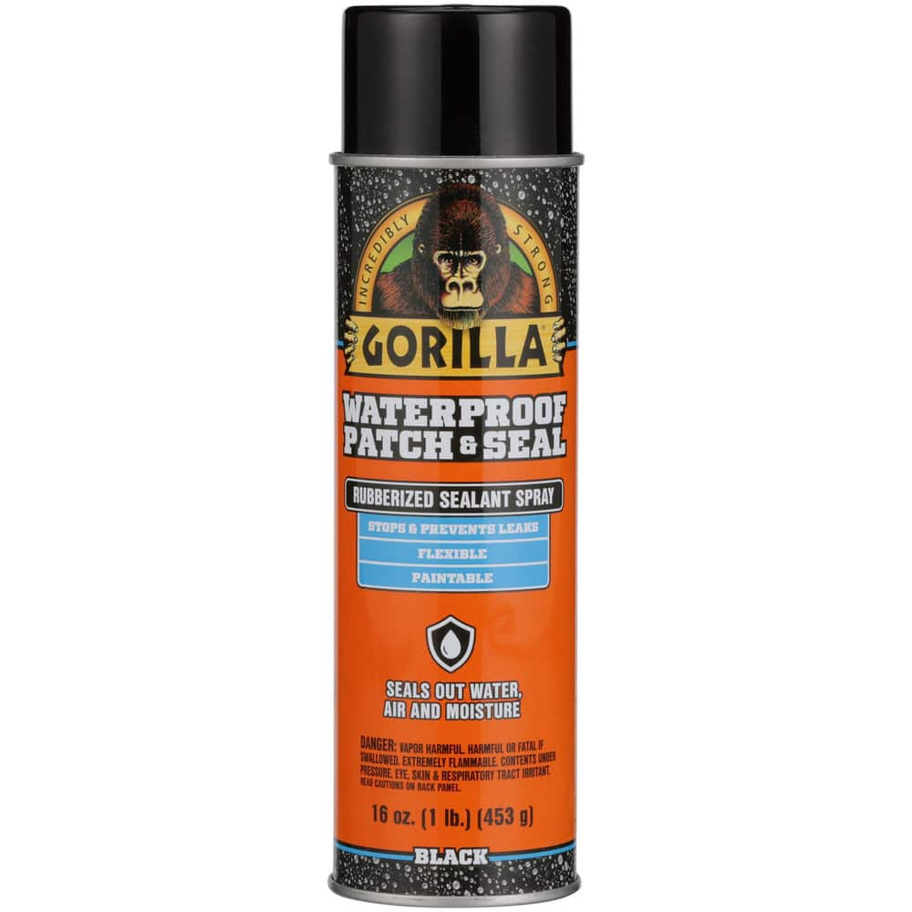 Caulk & Sealants, Chemical Type: Rubber , Container Size: 16 fl oz , Container Type: Aerosol , Color: Black  MPN:104052