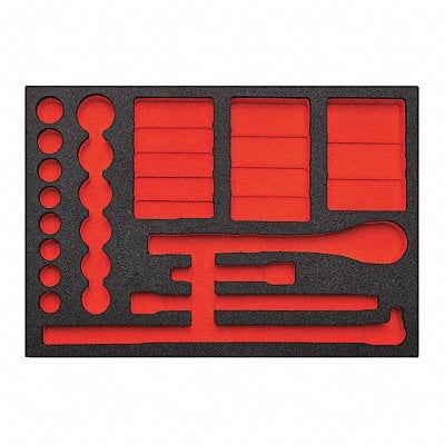 Black/Red Tool Storage Foam Inserts Poly MPN:J54126XLF