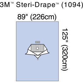 3M™ Steri-Drape Adhesive Split Sheet 1094 89