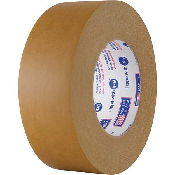 Packing Tape: 54.8' Long, Brown, Natural Synthetic Rubber Adhesive MPN:71676