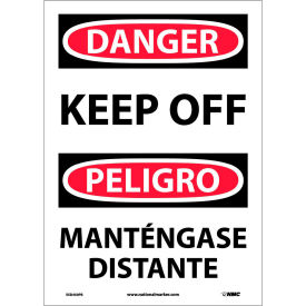 Bilingual Vinyl Sign - Danger Keep Off ESD450PB