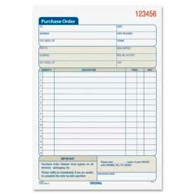 Adams® Purchase Order Book 2-Part Carbonless 5-9/16