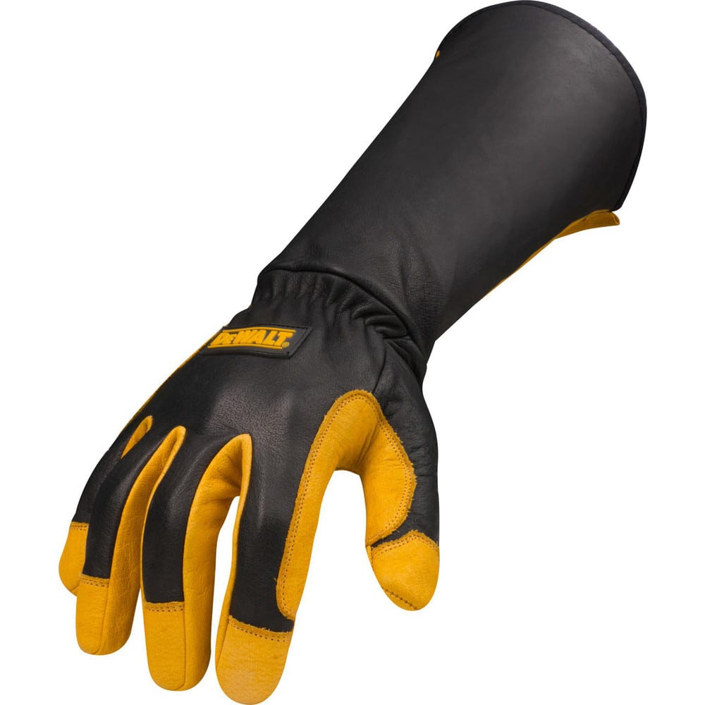 Welder's & Heat Protective Gloves, Primary Material: Kevlar, Leather , Size: Large , Lining: Unlined , Back Material: Kevlar, Leather  MPN:DXMF04051LG