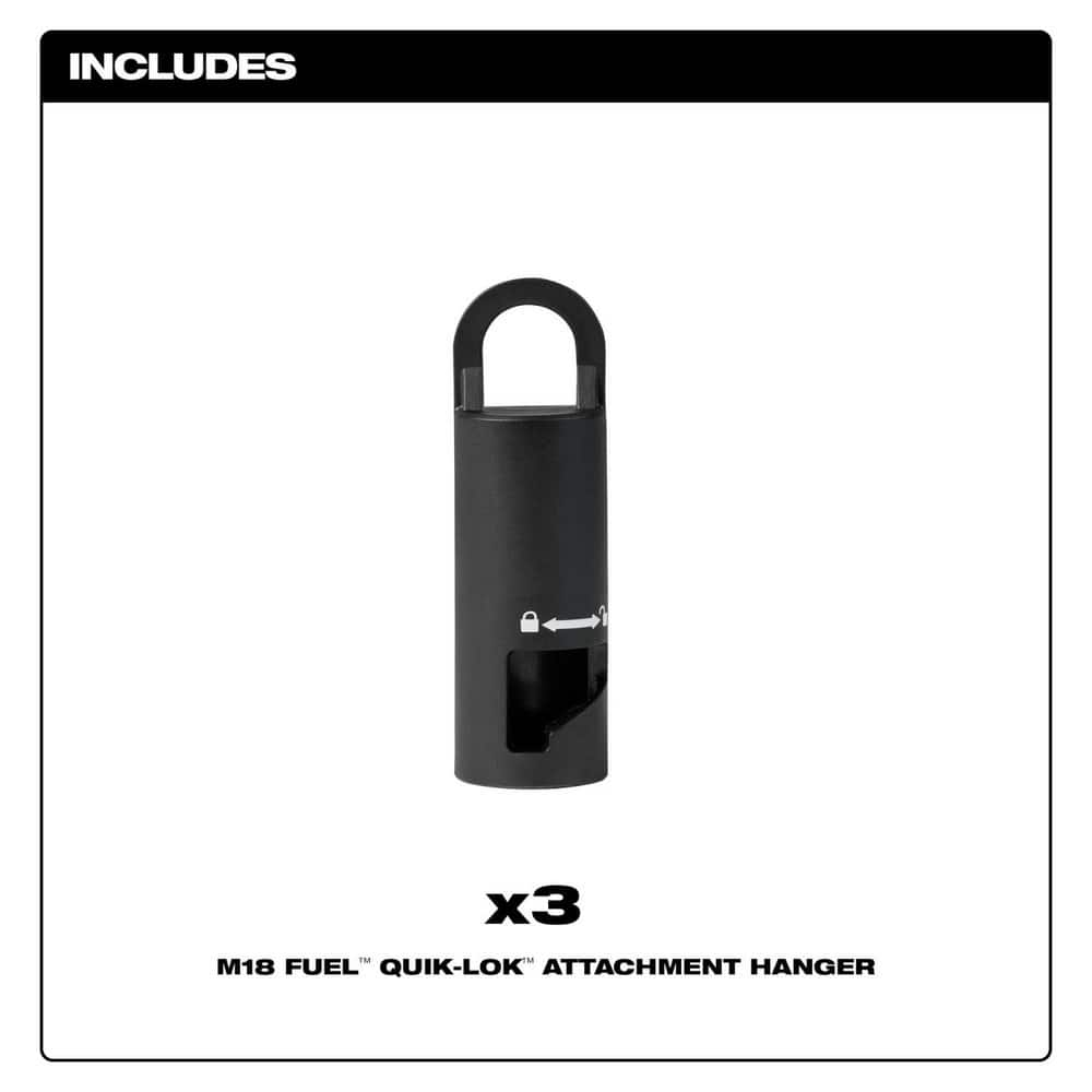 Power Lawn & Garden Equipment Accessories, Accessory Type: Hanger , For Use With: M18 FUEL QUIK-LOK Attachments  MPN:49-16-2785