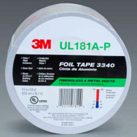 3M™ Aluminum Foil Tape 3340 Silver 2-1/2