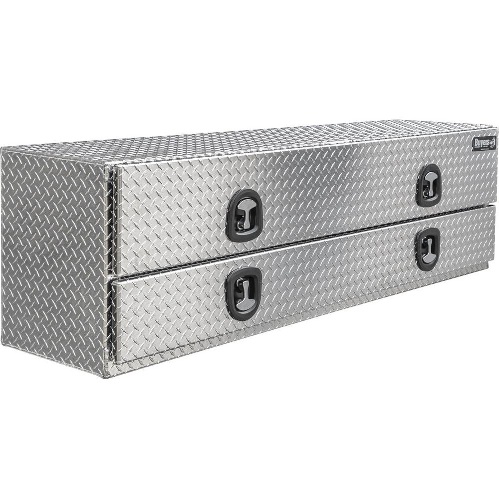 Truck Tool Storage Units, Type: Contractor Box , For Use With: Trucks , Storage Capacity (Cu. Ft.): 15.75 , Color: Diamond Silver , Material: Aluminum  MPN:1701578