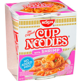 NISSIN Cup Noodles with Shrimp 2.25 oz 24 Count 22001133