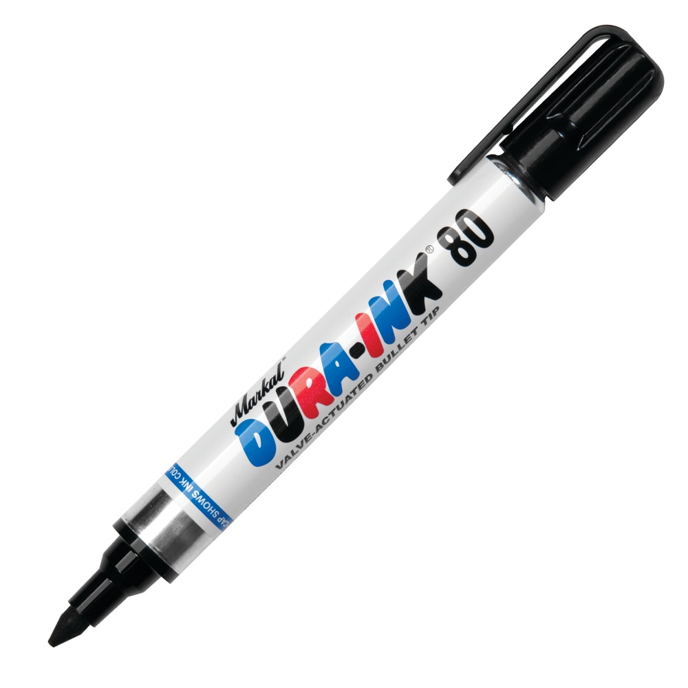 DURA-INK No. 80 Permanent Marker, Fine Point, Black (Min Order Qty 17) MPN:096923