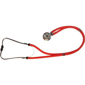 Dynarex Sprague Rappaport Stethoscopes Red 20 Pcs 7137