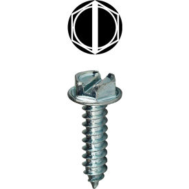 L.H.Dottie® Sheet Metal Screw Phillips/Slotted Hex Washer Head #6 x 3/4