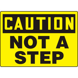 Accuform MSTF649VS Caution Sign Not A Step 14