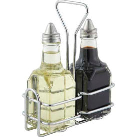 Winco WH-3 6 oz Square Oil and Vinegar Holder - Pkg Qty 24 WH-3