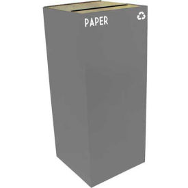 Witt Industries Recycling Can Paper 36 Gallon Gray 36GC02-SL