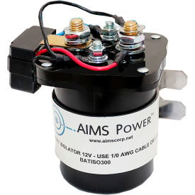 AIMS Power™ Automatic Battery Isolator w/ Optional Override Switch 300 Amp BATISO300