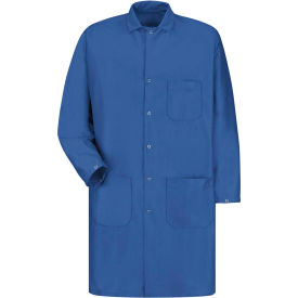 Red Kap® Unisex ESD/Anti-Static Tech Coat Electronic Blue Polyester/Nylon L KK28BLRGL