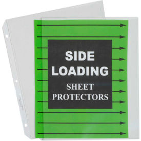 C-Line Products Side Loading Polypropylene Sheet Protector Clear 11 x 8 1/2 50/BX 62313