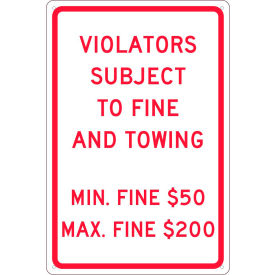 NMC TMS333G Traffic Sign Reserved Parking Pennsylvania 18