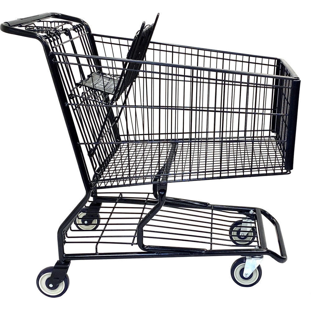 Carts, Cart Type: Shopping Cart , Caster Type: (2) Swivel, 2 Fixed, 2 Swivel, 2 Rigid, 2 Rigid, 2 Swivel, 2 Stationary, 2 Swivel, 2 Swivel, 2 Swivel/2 Rigid  MPN:WMP-R468-BK