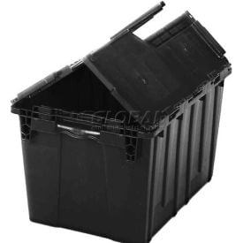 ORBIS Flipak® Distribution Container FP182 - 21-7/8 x 15-1/4 x 12-7/8 Recycled Black FP182-Black