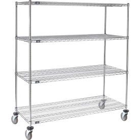 Nexel® 4 Shelf Truck Chrome 60