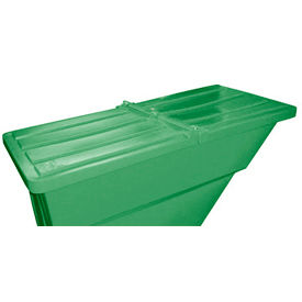 Hinged Lid for 5/8 Cu. Yd. Plastic Self-Dumping Hopper Green 5/8 LID GREEN