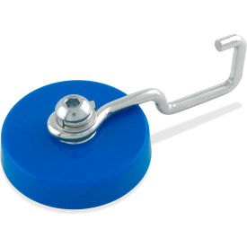 Master Magnetics Ceramic Reversible Magnetic Hook MHHH25HOOK 25 Lbs. Pull Blue Plastic Housing - Pkg Qty 12 MHHH25HOOK