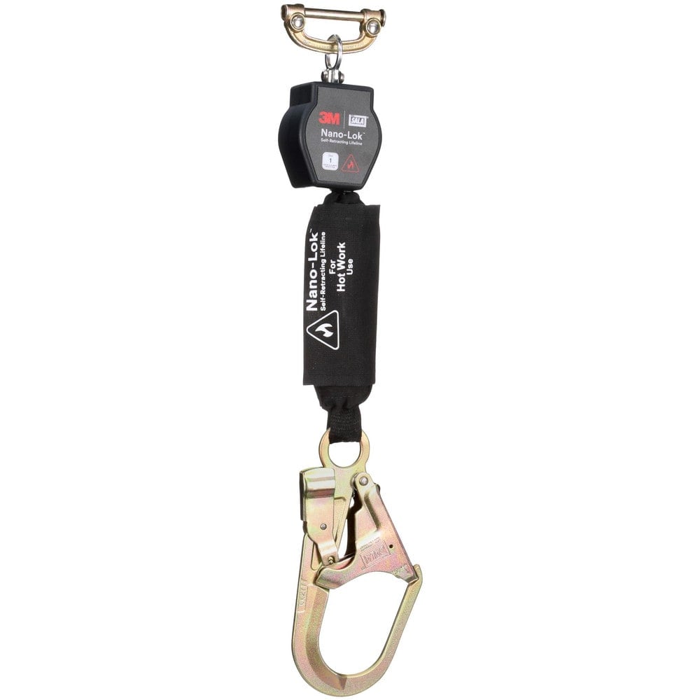 Self-Retracting Lanyards, Lifelines & Fall Limiters, Length (Feet): 6.000 , Housing Material: Thermoplastic , Unit Connector: Single Pin Connector  MPN:7012818539