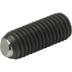 J.W. Winco 605-M10-35-V Set Screw w/ Flat Ball & Safety Twist-M10 x 1.5 Thread - 25mm Thread Length 605-M10-35-V