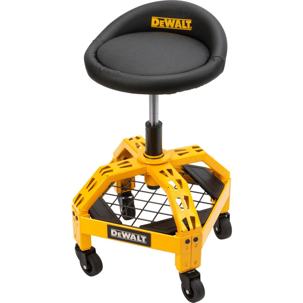 Swivel & Adjustable Stools, Base Type: Steel , Seat Material: Polyurethane, Polyurethane Foam, Foam, Wood, Steel , Foot Type: Caster , Weight Capacity: 300lb  MPN:41562