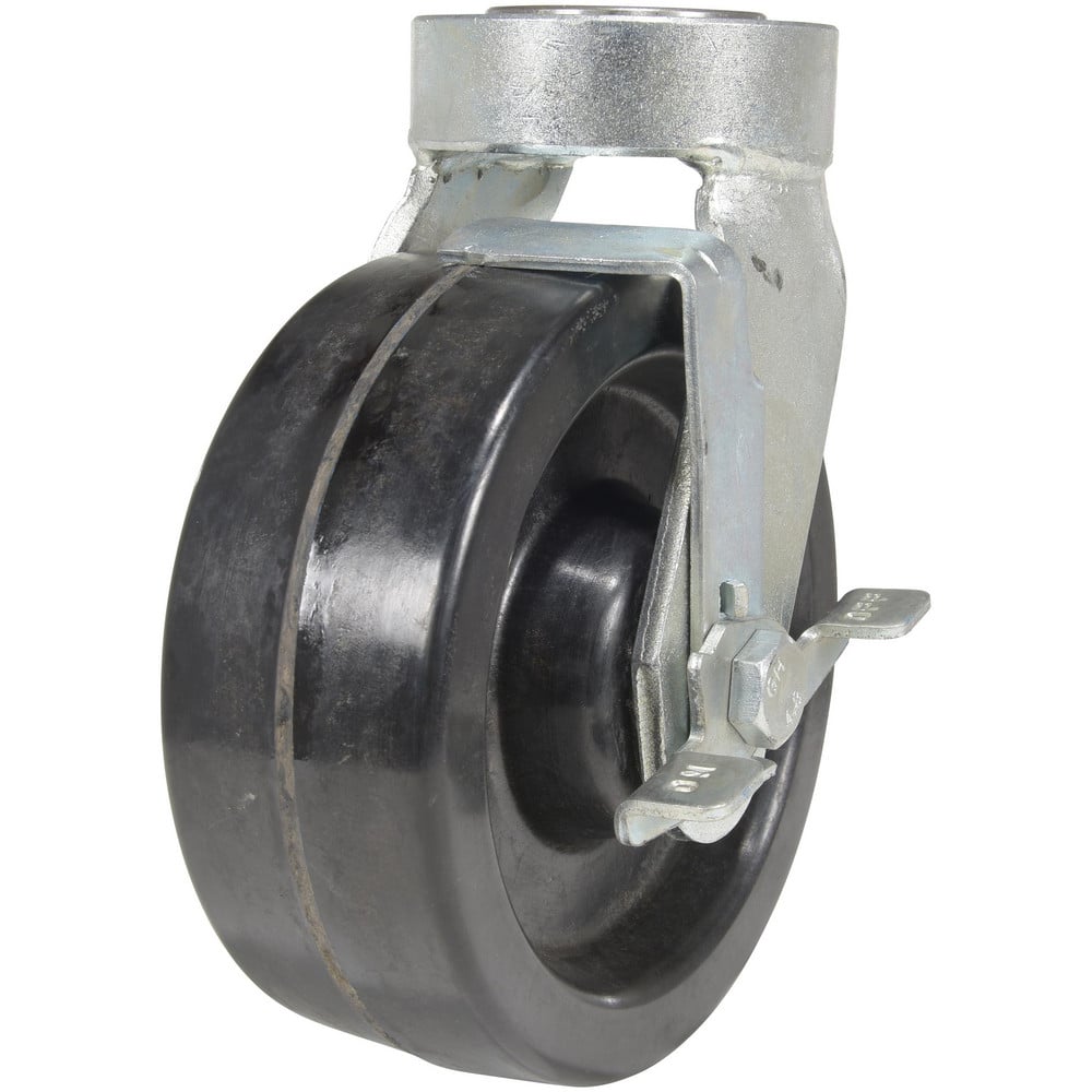 Caster Wheels, Wheel Diameter (Inch): 8 , Mount Type: Plate , Wheel Width (Inch): 3 , Style: Swivel , Wheel Material: Phenolic  MPN:CST-PHF-8X3-S-B