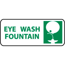 Pictorial OSHA Sign - Plastic - Eye Wash Fountain SA115R